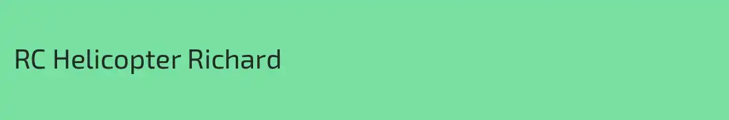 RC Helicopter Richard